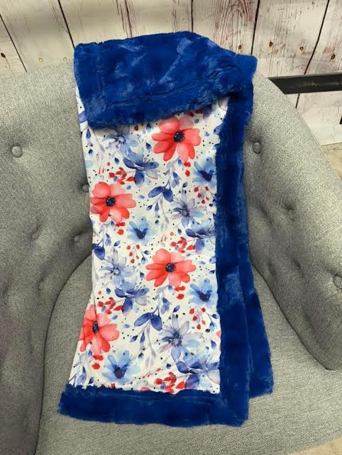 Red, White, & Blue Floral - Baby Spring Fling