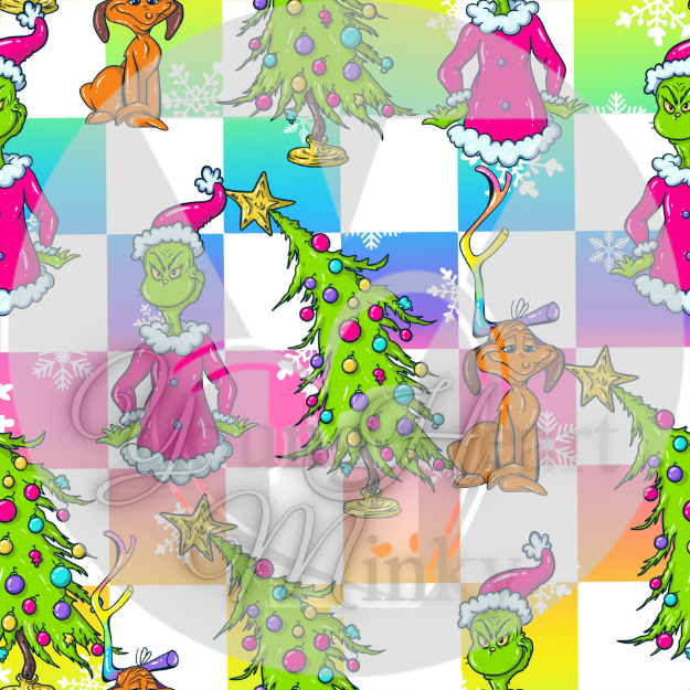 Rainbow Grinch - TAT 2-3 weeks