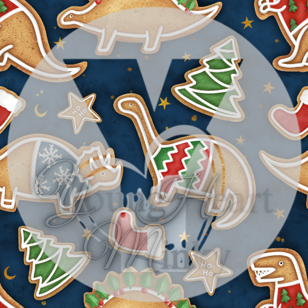 Gingerbread Cookie Dinos - TAT 2-3 Weeks